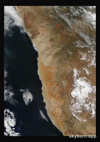 The Earth on 17 April 2007 · Namib Desert
