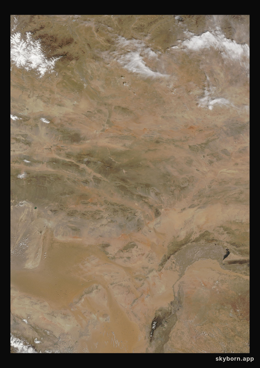 The Earth on 24 April 2007 · Gobi Desert