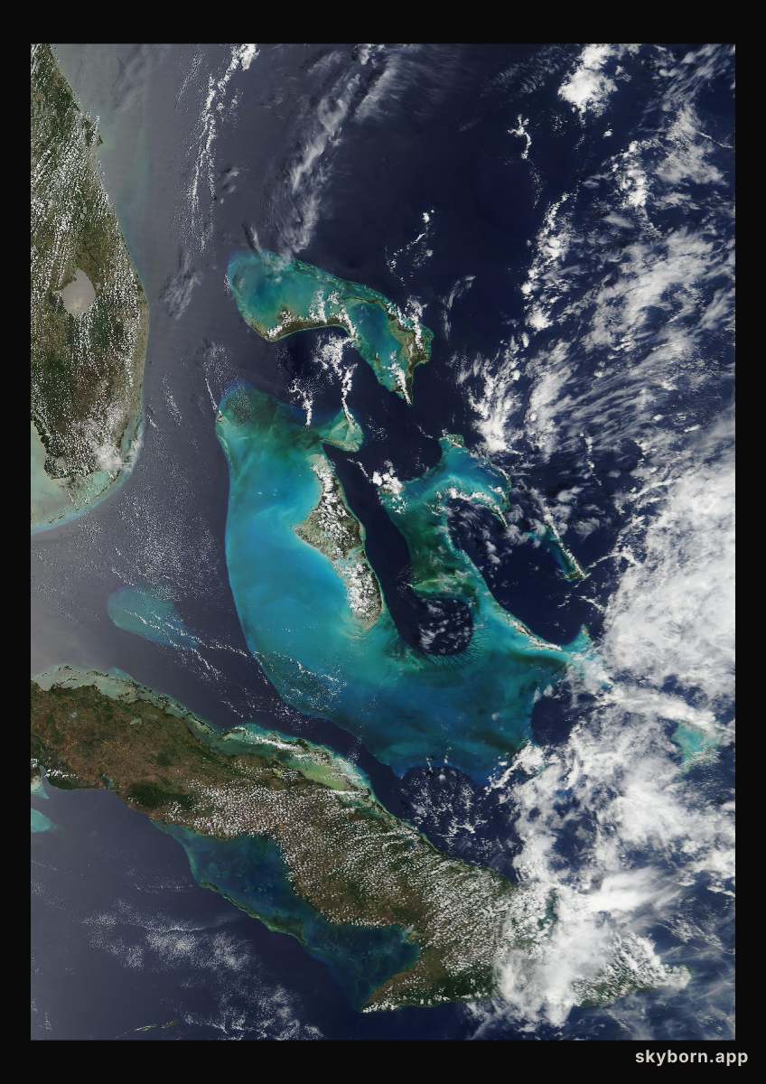The Earth on 27 April 2007 · Bahamas