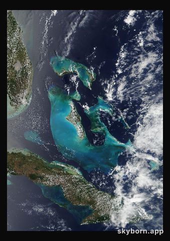The Earth on 27 April 2007 · Bahamas