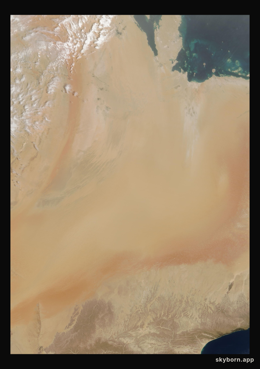 The Earth on 1 May 2007 · Empty Quarter, Arabia