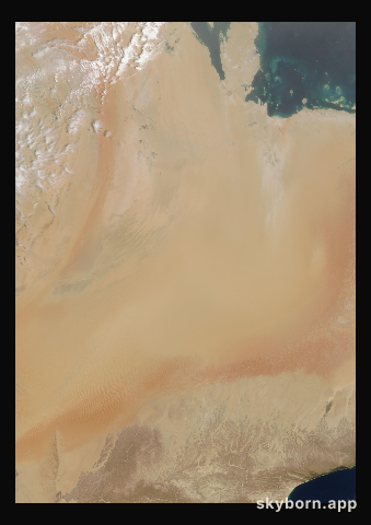 The Earth on 1 May 2007 · Empty Quarter, Arabia