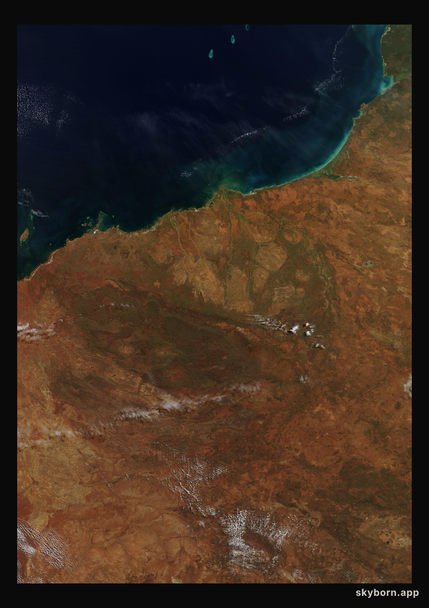 The Earth on 3 May 2007 · Pilbara, Western Australia