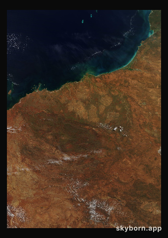 The Earth on 3 May 2007 · Pilbara, Western Australia