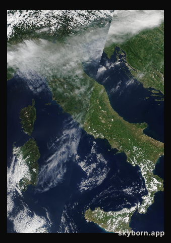 The Earth on 8 May 2007 · Italy and the Adriatic