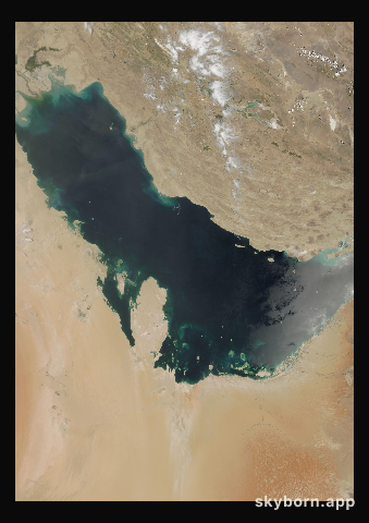 The Earth on 14 May 2007 · Persian Gulf