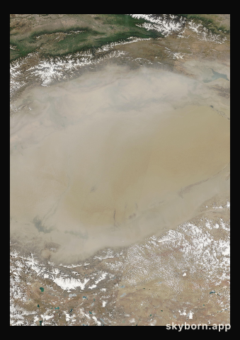 The Earth on 15 May 2007 · Taklamakan Desert