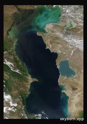 The Earth on 20 May 2007 · Caspian Sea