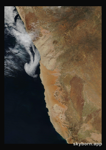 The Earth on 26 May 2007 · Namib Desert