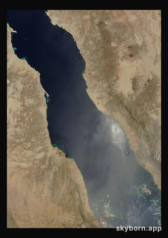 The Earth on 29 May 2007 · Red Sea