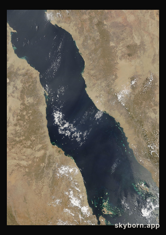 The Earth on 31 May 2007 · Red Sea