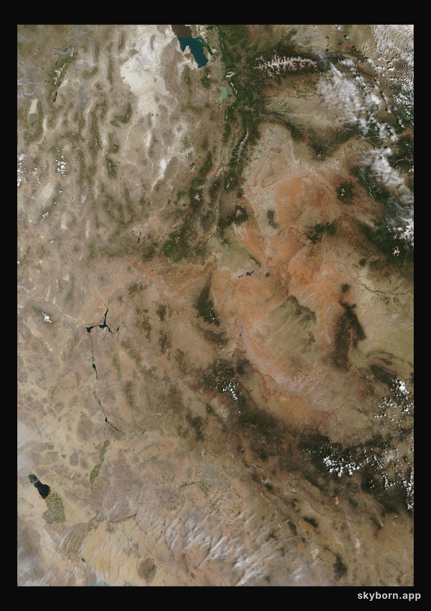 The Earth on 1 June 2007 · Colorado Plateau