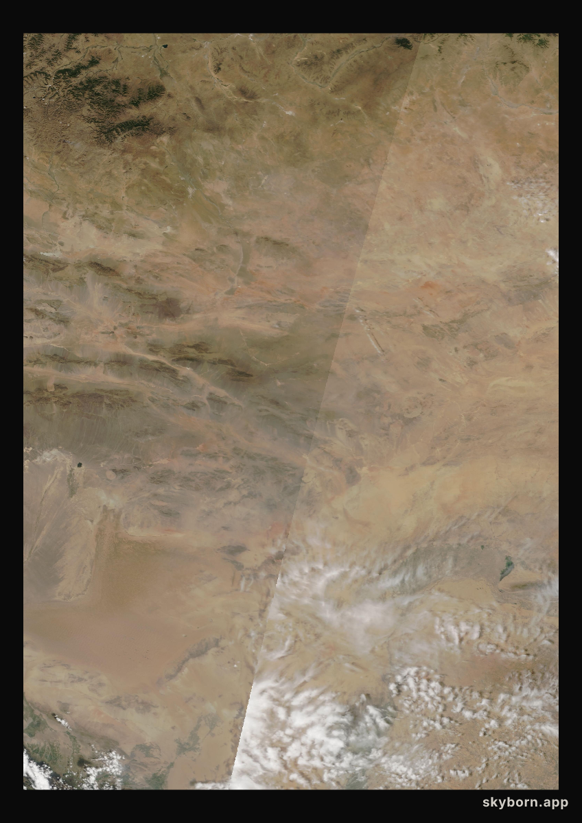 The Earth on 5 June 2007 · Gobi Desert