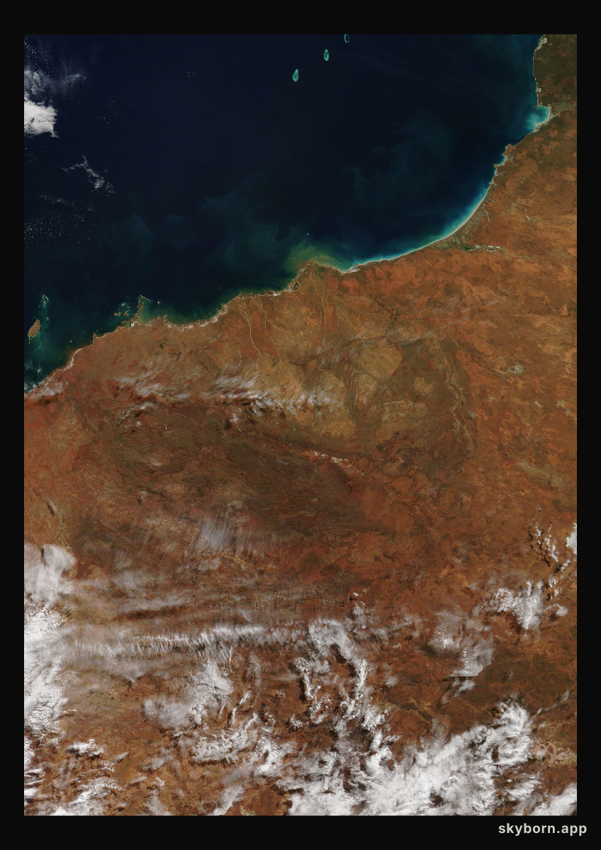 The Earth on 6 June 2007 · Pilbara, Western Australia