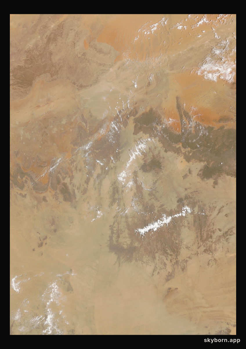 The Earth on 8 June 2007 · Sahara, Algeria