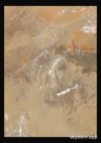 The Earth on 8 June 2007 · Sahara, Algeria