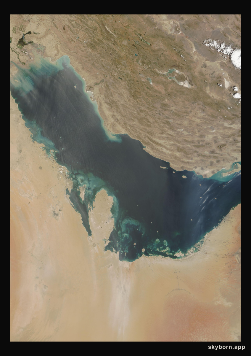 The Earth on 11 June 2007 · Persian Gulf