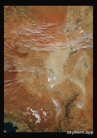 The Earth on 15 June 2007 · Lake Eyre, Australia