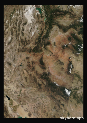 The Earth on 20 June 2007 · Colorado Plateau