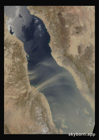 The Earth on 26 June 2007 · Red Sea