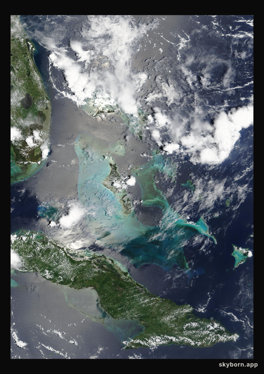The Earth on 2 July 2007 · Bahamas
