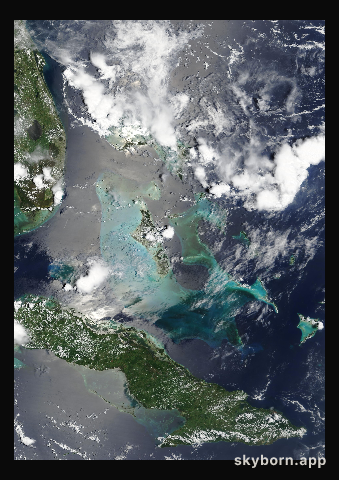 The Earth on 2 July 2007 · Bahamas
