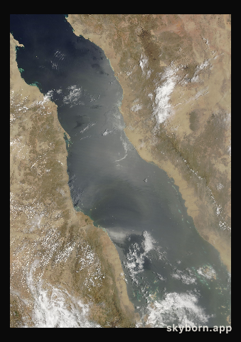 The Earth on 7 July 2007 · Red Sea