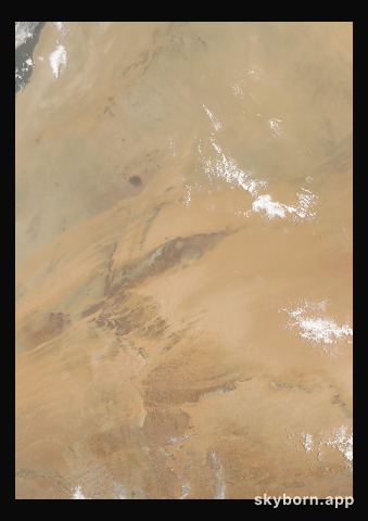 The Earth on 9 July 2007 · Eye of the Sahara, Mauritania