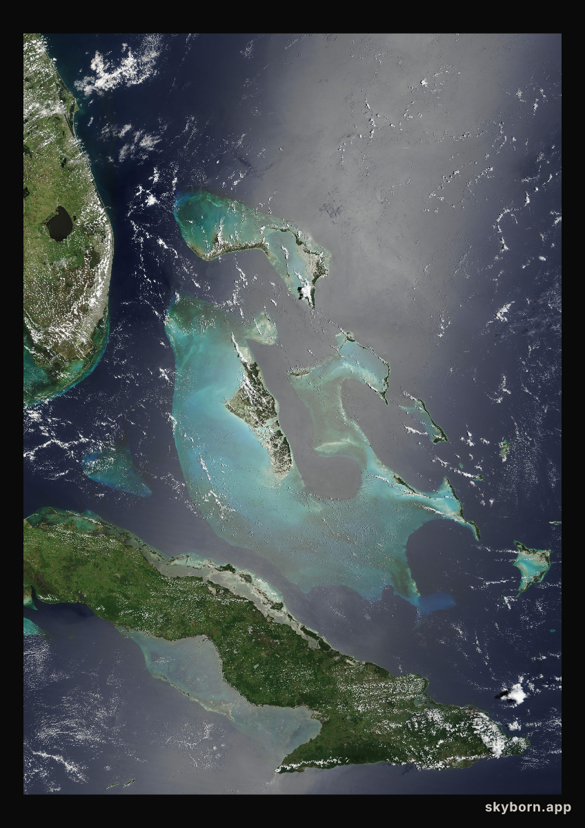 The Earth on 11 July 2007 · Bahamas