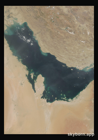 The Earth on 12 July 2007 · Persian Gulf
