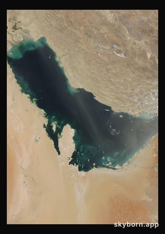 The Earth on 17 July 2007 · Persian Gulf