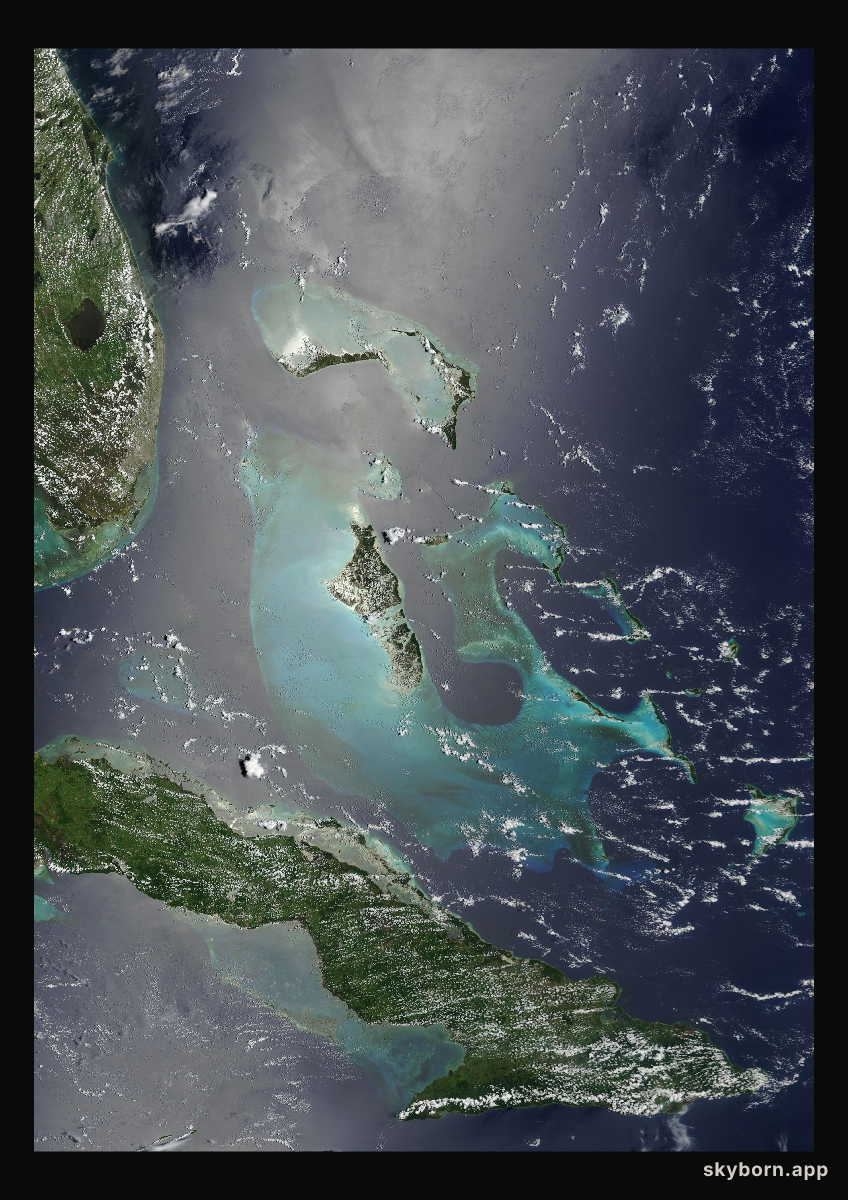 The Earth on 18 July 2007 · Bahamas