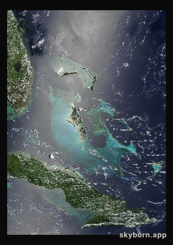 The Earth on 18 July 2007 · Bahamas