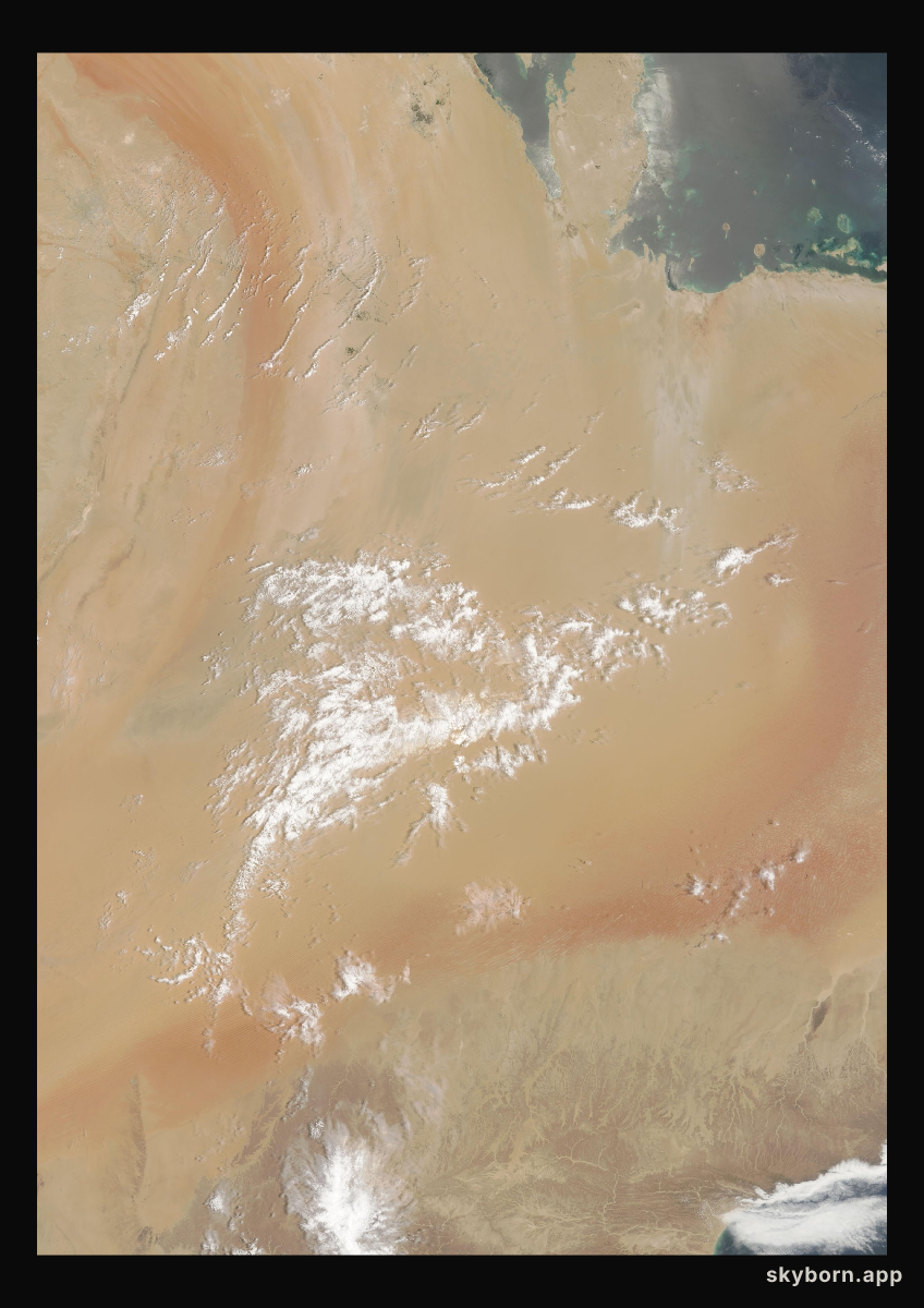 The Earth on 7 August 2007 · Empty Quarter, Arabia