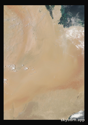 The Earth on 11 August 2007 · Empty Quarter, Arabia