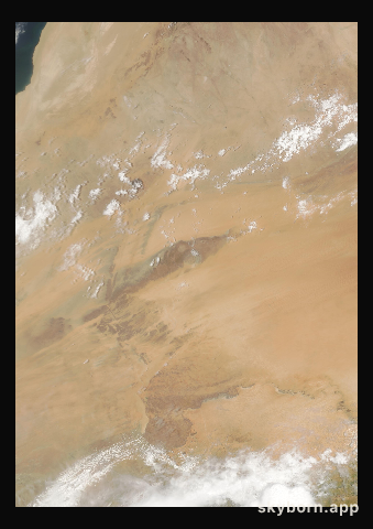 The Earth on 12 August 2007 · Eye of the Sahara, Mauritania