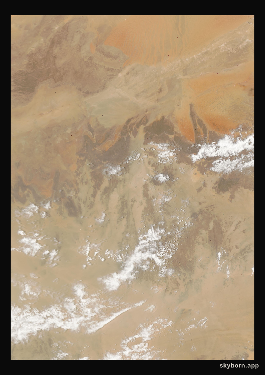 The Earth on 15 August 2007 · Sahara, Algeria