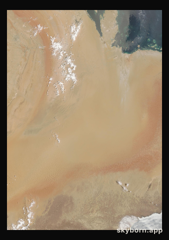 The Earth on 23 August 2007 · Empty Quarter, Arabia