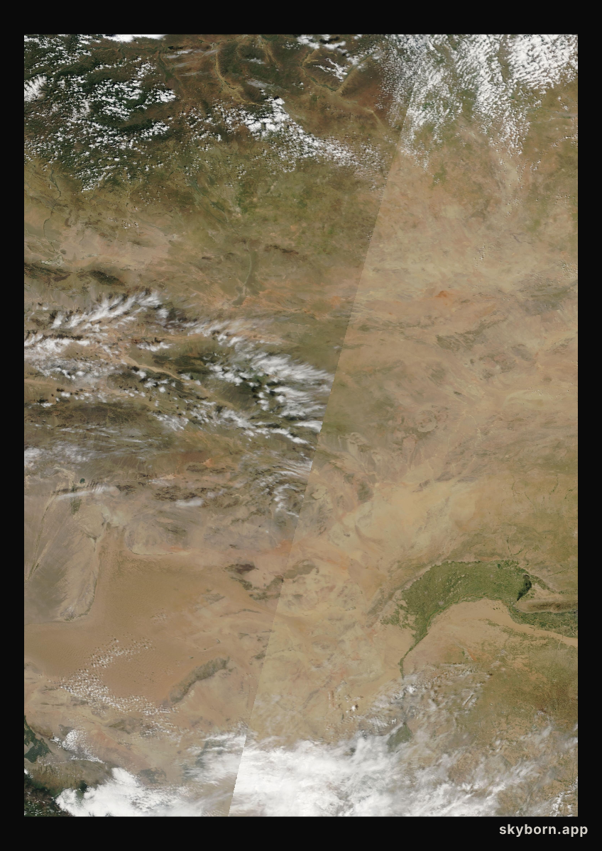 The Earth on 24 August 2007 · Gobi Desert