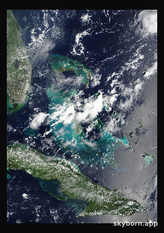 The Earth on 30 August 2007 · Bahamas
