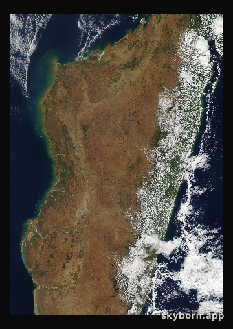 The Earth on 31 August 2007 · Madagascar