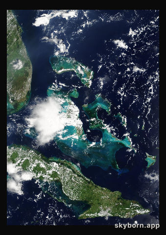 The Earth on 1 September 2007 · Bahamas
