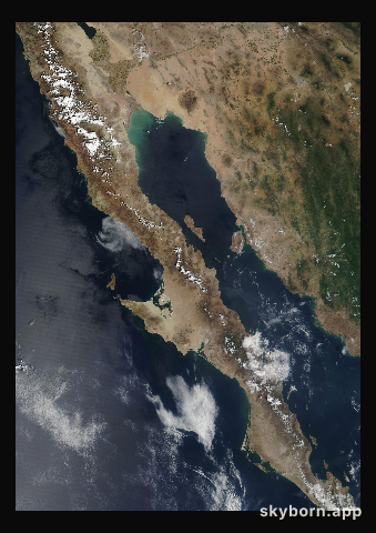 The Earth on 3 September 2007 · Baja California