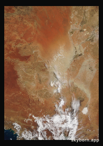 The Earth on 6 September 2007 · Lake Eyre, Australia