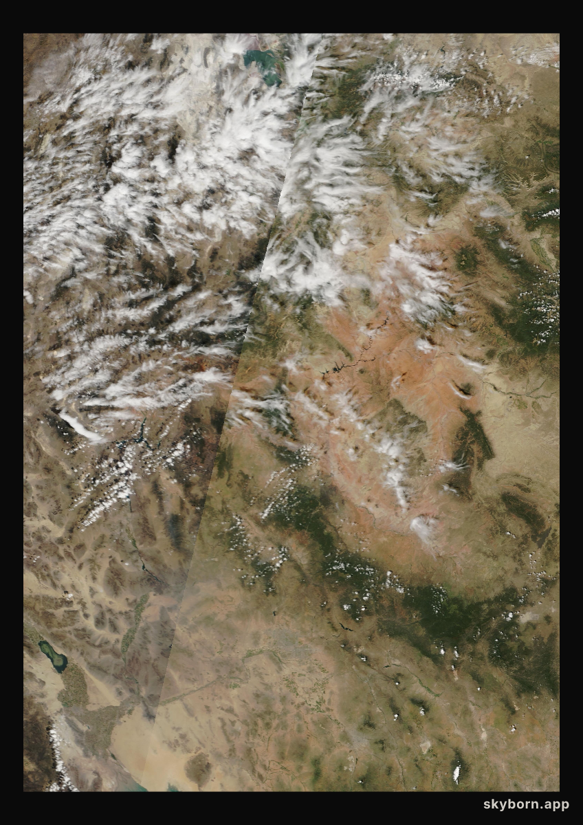 The Earth on 13 September 2007 · Colorado Plateau