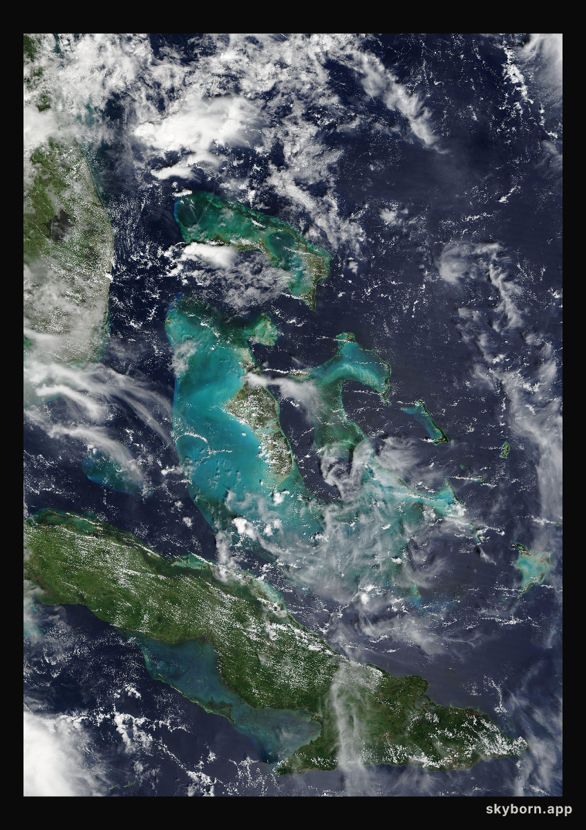 The Earth on 22 September 2007 · Bahamas