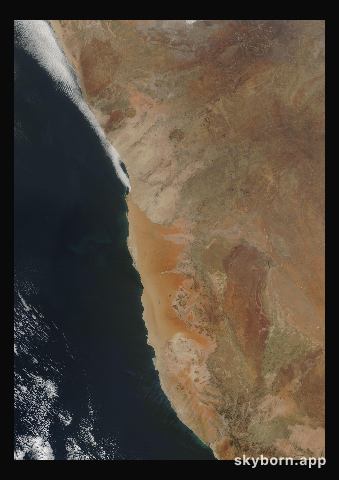 The Earth on 24 September 2007 · Namib Desert