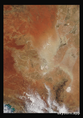 The Earth on 29 September 2007 · Lake Eyre, Australia