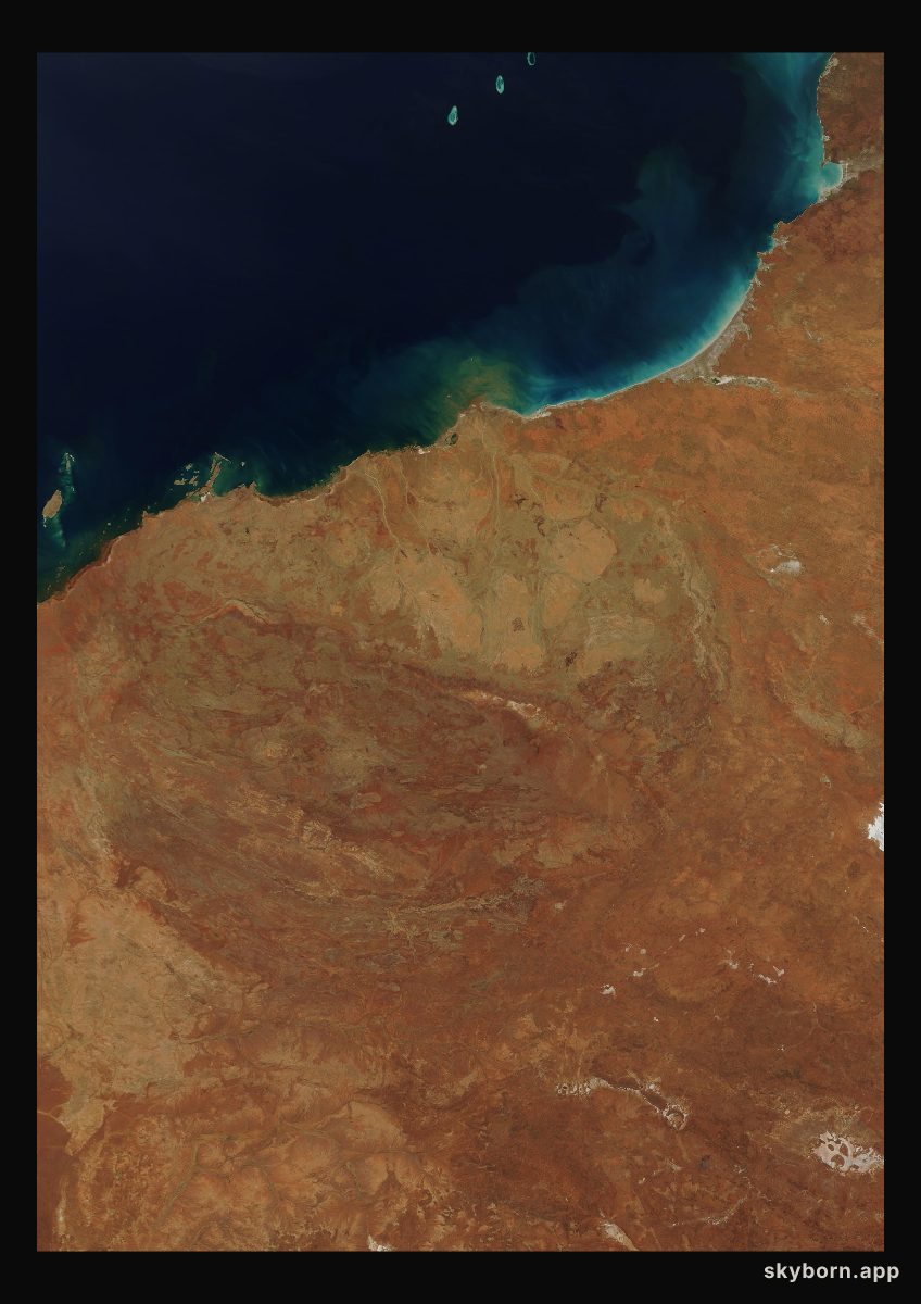 The Earth on 30 September 2007 · Pilbara, Western Australia