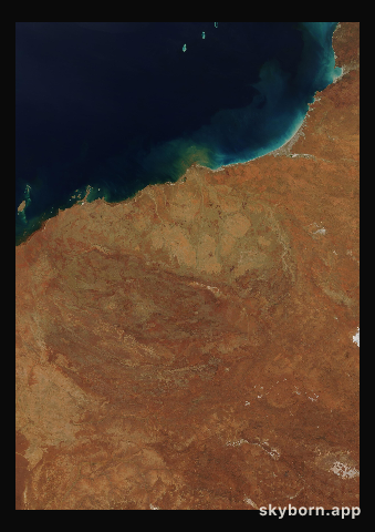 The Earth on 30 September 2007 · Pilbara, Western Australia